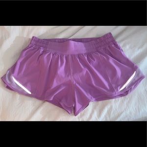 Pink/Purplish Lulu lemon shorts